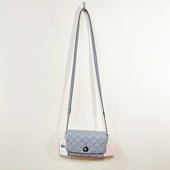 New Kate Spade Natalia Quilted Leather Chain Crossbody Bag $249 - Picture 2 of 10
